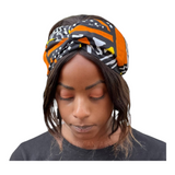 Ankara Mudcloth Headband pre-tied | Geri's Bluffing Boutique