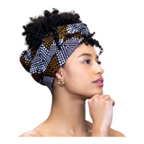 Ankara Mudcloth Headband pre-tied | Geri's Bluffing Boutique