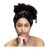 Ankara Mudcloth Headband pre-tied | Geri's Bluffing Boutique