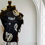 Mudcloth Shawl Scarf | LG | Geri's Bluffing Boutique
