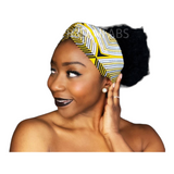Ankara Mudcloth Headband pre-tied | Geri's Bluffing Boutique