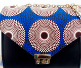 Hand bag - Ankara Leather Handbag | Tote Bag I Geri's Bluffing Boutique