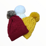 Mudcloth Hat |Kufi | Pom Pom|Geri's Bluffing Boutique