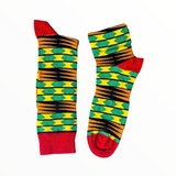 African print Socks for Men | Ankara Kente | Geri's Bluffing Boutique