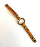 Leather Ring Cuff - Skinny Strap with Snap | Geri's Bluffing Boutique