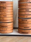 Leather Bracelet Word Collection | Geri's Bluffing Boutique