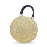 Round Bolga Basket Purse | Geri's Bluffing Boutique