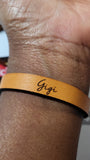 Mimi Nana Gigi Leather Bracelet - Stud Closure | Geri's Bluffing Boutique
