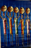 Hand Painted African Wall Art | Market Women | Basket | Geri's Bluffing Boutique