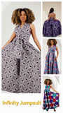 Multi-Wear Infinity Ankara Jumpsuit | Geri's Bluffing Boutique
