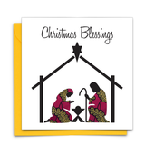 Nativity Afrocentric Greeting Card | Geri's Bluffing Boutique