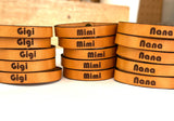 Mimi Nana Gigi Leather Bracelet - Stud Closure | Geri's Bluffing Boutique