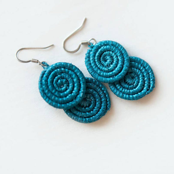 Double layer Woven Earrings | Geri's Bluffing Boutique