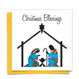 Nativity Afrocentric Greeting Card | Geri's Bluffing Boutique