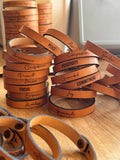 Leather Bracelet Word Collection | Geri's Bluffing Boutique