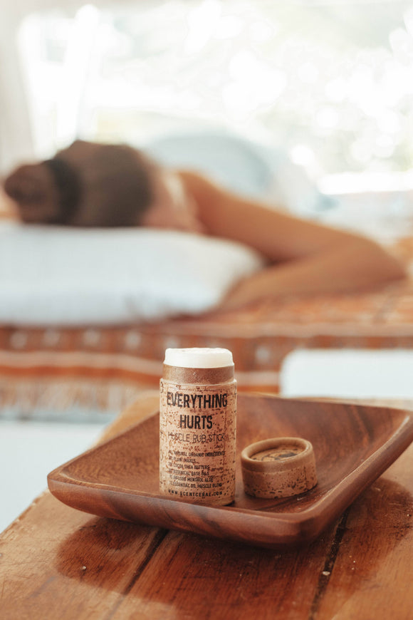EVERYTHING HURTS Muscle Balm | Natural | TRAVEL SIZE 1 oz | Geri's Bluffing Boutique