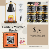 Candle and Warmer Bundle |Geri's Bluffing Boutique | 2pc