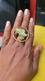 Kenyan Brass Rings | Statement piece | Adjustable|African  Geri's Bluffing Boutique