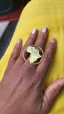 Kenyan Brass Rings | Statement piece | Adjustable|African  Geri's Bluffing Boutique