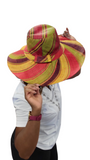 Multicolor Raffia Hat