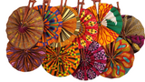 Fan - African Fabric Foldable (STANDARD)