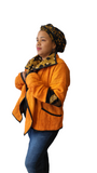 African Mudcloth Blazer Jacket | Bogolon | Geri's Bluffing Boutique