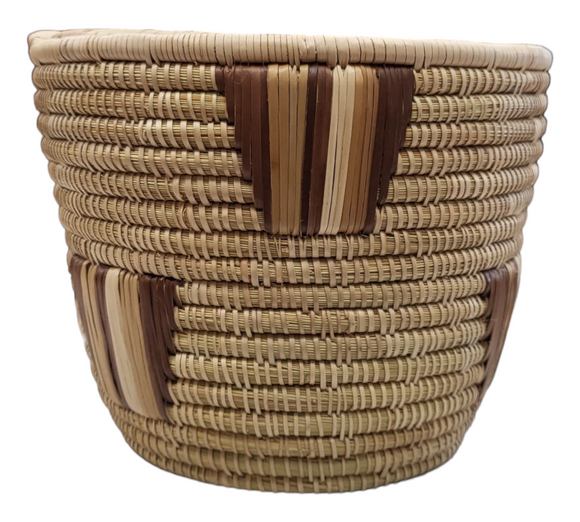 Handmade Basket with Lid | Geri's Bluffing Boutique