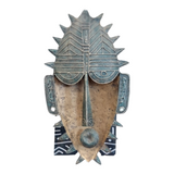 Sculpture Home Accent Tribal Art Mask | TableTop | Geri's Bluffing Boutique