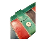 Mudcloth & Leather Tri-Folding Wallet | Geri's Bluffing Boutique