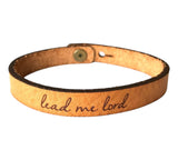 Thin Leather Bracelet | Encouragement  | Geri's Bluffing Boutique