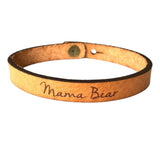 Thin Leather Bracelet | Encouragement  | Geri's Bluffing Boutique