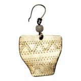 Kenyan Brass-Bronze Earrings | Geri's Bluffing Boutique