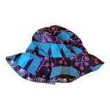 Wide Brim Floppy Bucket Hat | African Print | Patchwork| Kitenge | Geri's Bluffing Boutique
