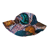 Wide Brim Floppy Bucket Hat | African Print | Patchwork| Kitenge | Geri's Bluffing Boutique