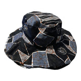 Wide Brim Floppy Bucket Hat | African Print | Patchwork| Kitenge | Geri's Bluffing Boutique