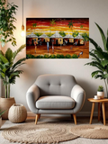 Hand Painted African Wall Art | Palava Hut Village | Geri's Bluffing Boutique