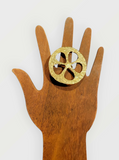 Kenyan Brass Rings | Statement piece | Adjustable|African  Geri's Bluffing Boutique