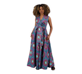 Multi-Wear Infinity Ankara Dress | Geri's Bluffing Boutique