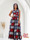 Multi-Wear Infinity Ankara Dress | Geri's Bluffing Boutique