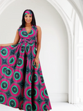 Multi-Wear Infinity Ankara Dress | Geri's Bluffing Boutique