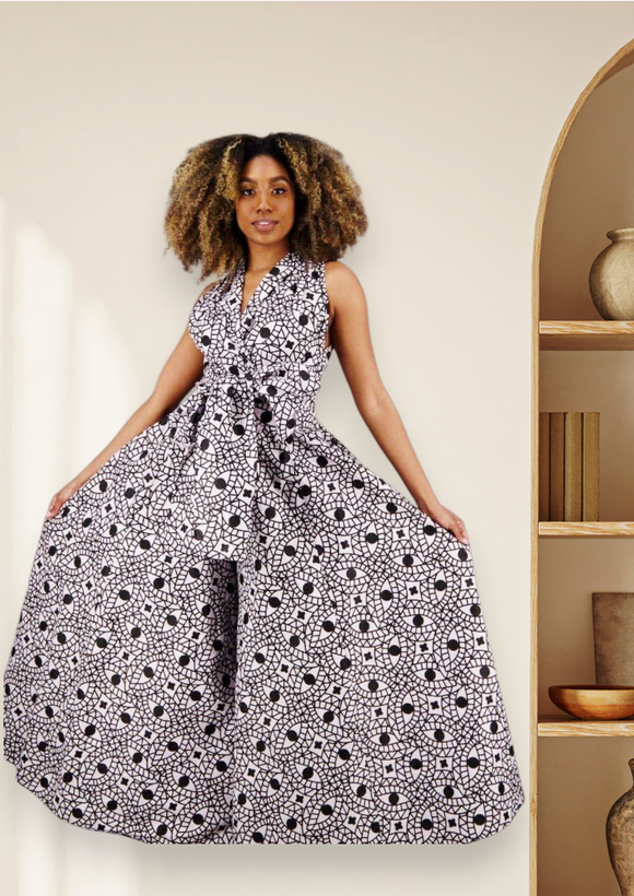 Multi-Wear Infinity Ankara Jumpsuit | Geri's Bluffing Boutique