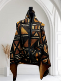 African Mudcloth Cardigan Jacket | Geri's Bluffing Boutique