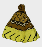 Mudcloth Beanie Hat | Bogolan | Geri's Bluffing Boutique