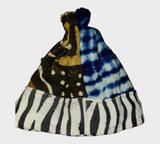 Mudcloth Beanie Hat | Bogolan | Geri's Bluffing Boutique