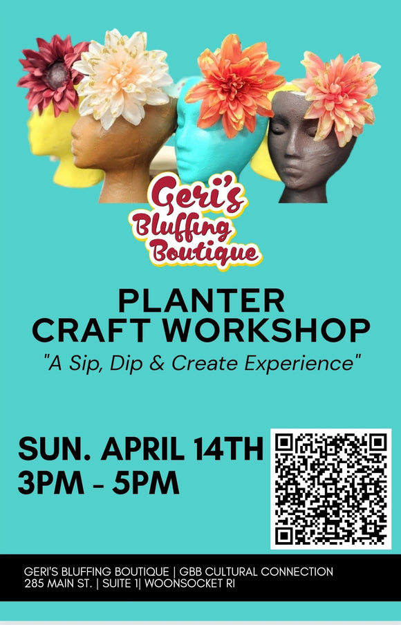 Workshop: Planter Craft Class | Geri's Bluffing Boutique