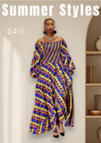 Handmade African Print Pulazzo Wide Leg Jumpsuit | Yellow | Blue Purple | Geri's Bluffing Boutique