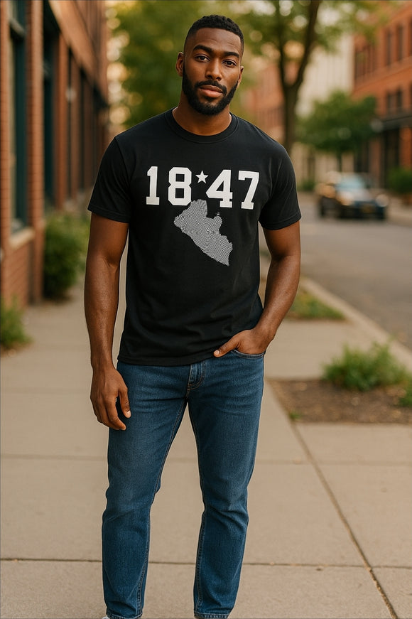 1847 🇱🇷 T-shirt |Fingerprint Design | Geri's Bluffing Boutique