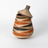 Rwandan Accent Basket | Teardrop | Geri's Bluffing Boutique