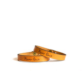 Never Quit | Real Leather Bracelet | Geri's Bluffing Boutique