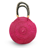 Round Bolga Basket Purse | Geri's Bluffing Boutique
